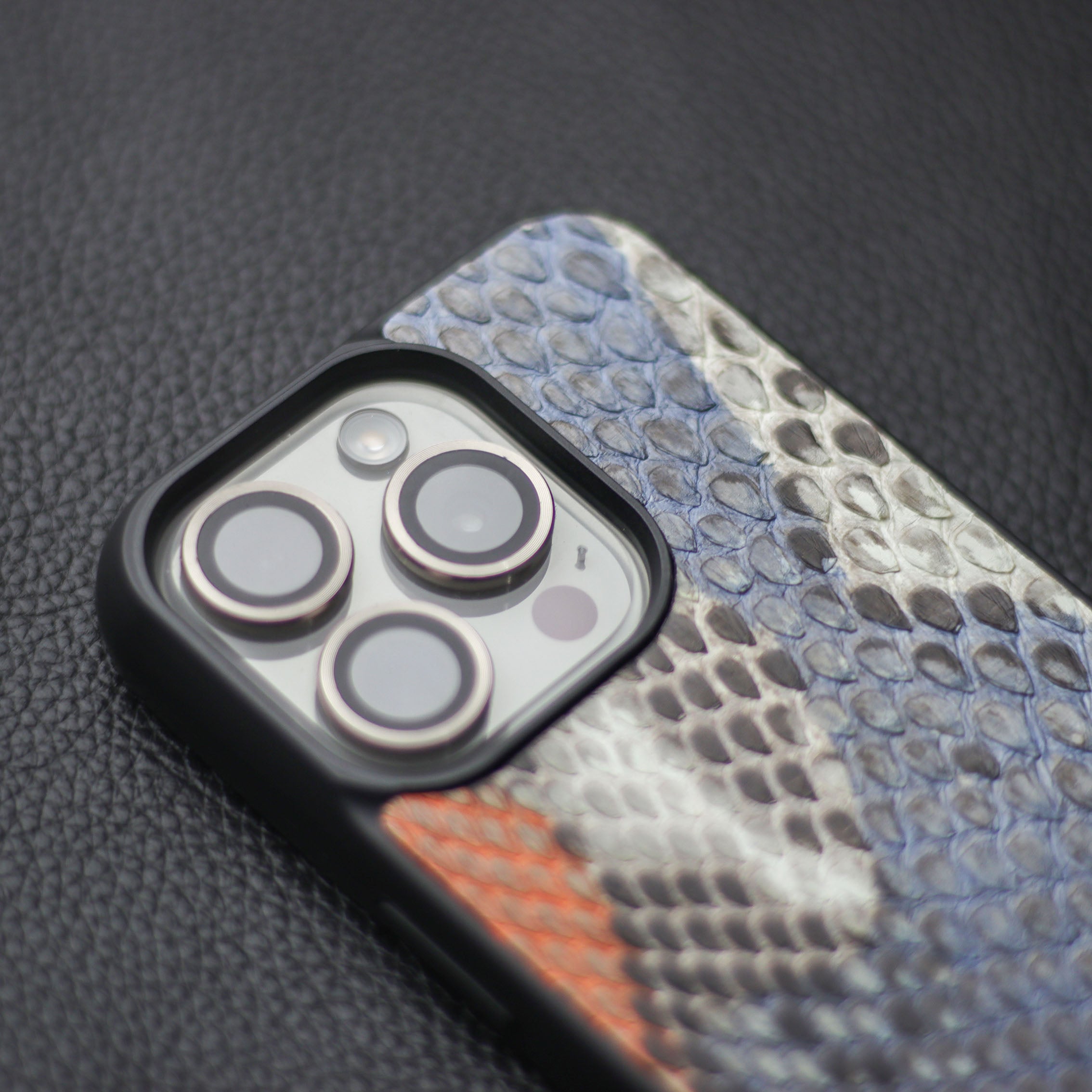 RAINBOW PYTHON SKIN PHONE CASE