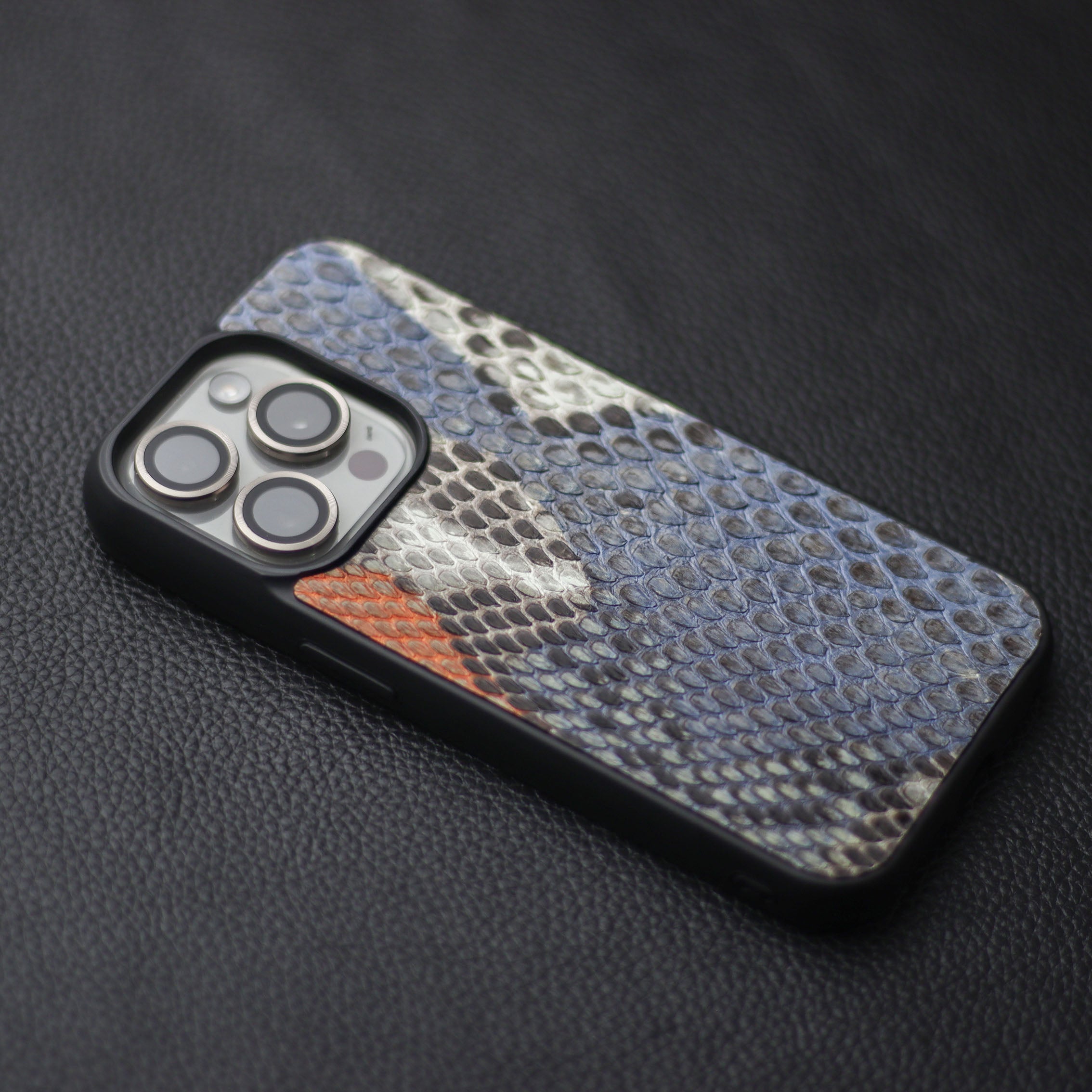 RAINBOW PYTHON SKIN PHONE CASE