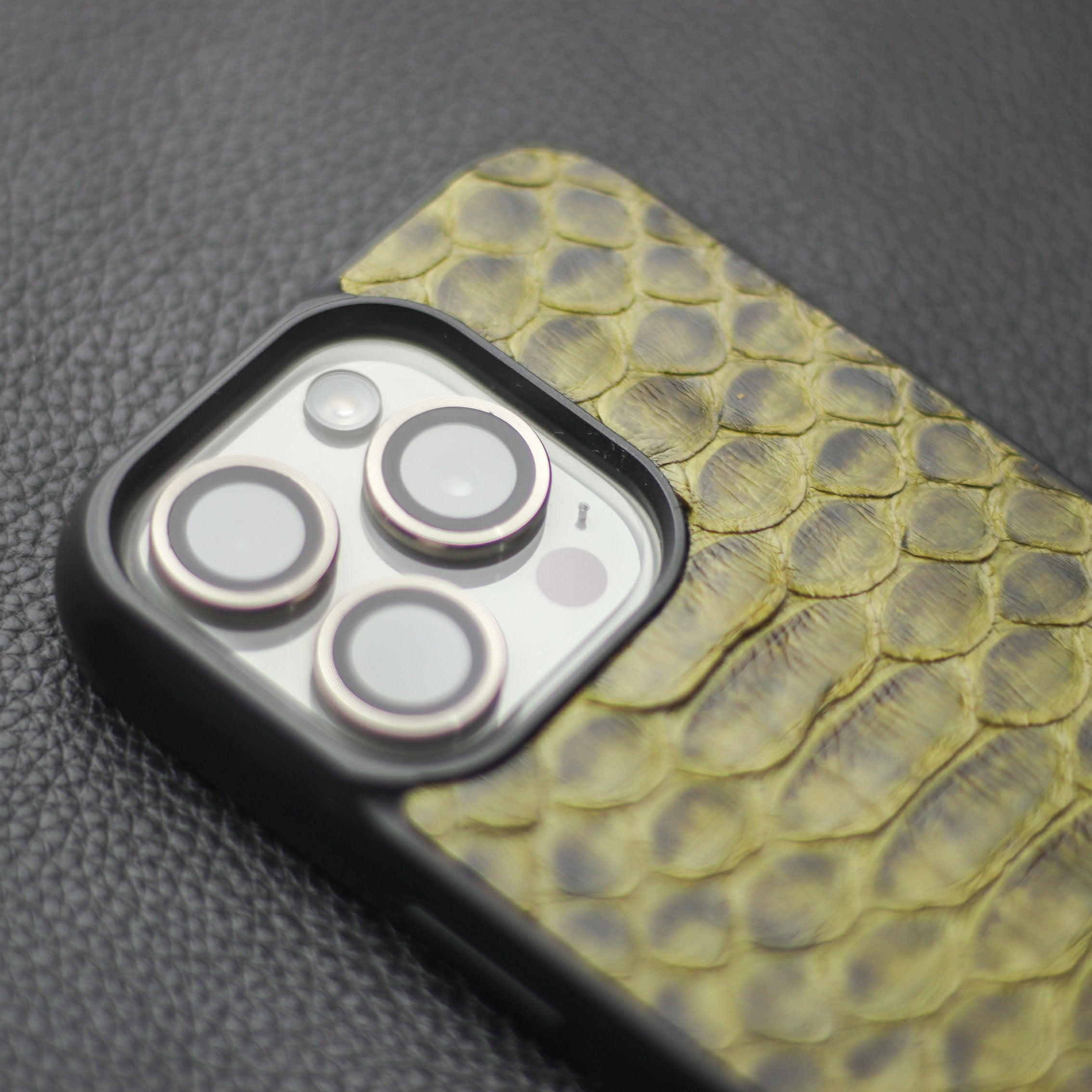 JUNIPER GREEN PYTHON SKIN PHONE CASE (CENTER SCALES)