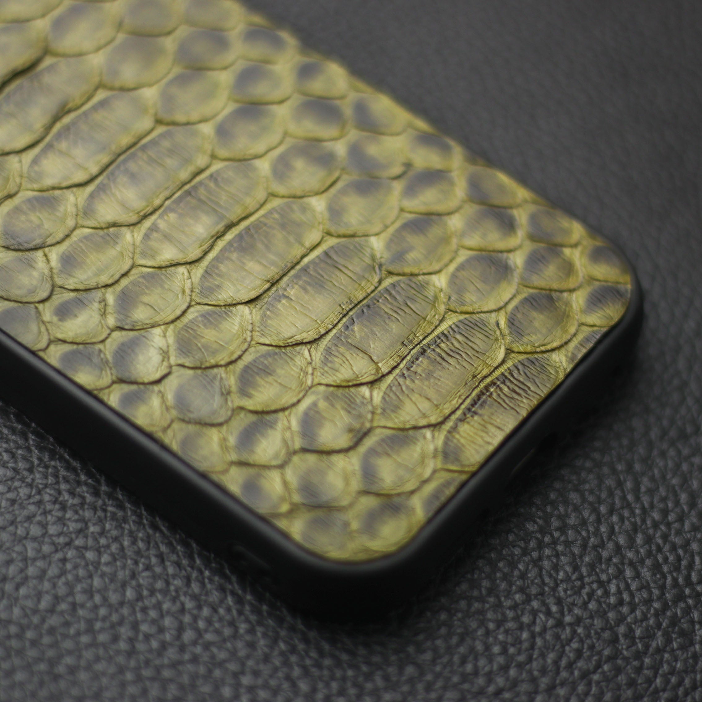 JUNIPER GREEN PYTHON SKIN PHONE CASE (CENTER SCALES)