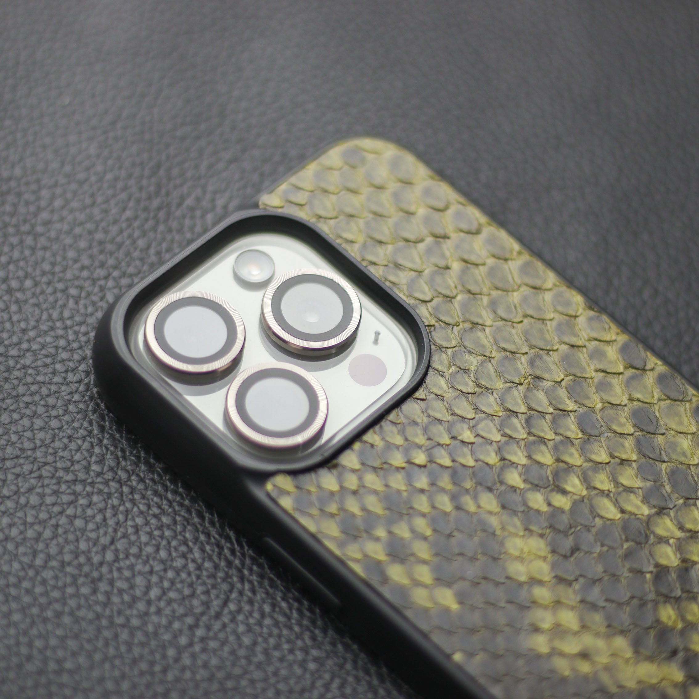 JUNIPER GREEN PYTHON SKIN PHONE CASE