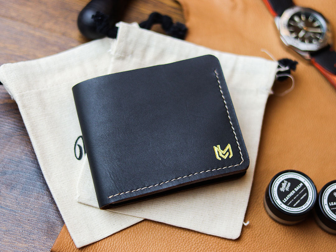 MAXIMUS - HORWEEN BLACK VEG TAN LEATHER