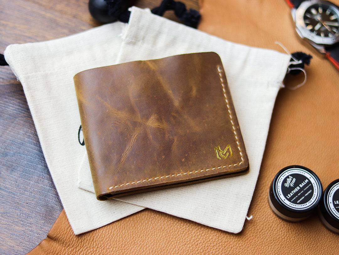 MAXIMUS - BRONZE BROWN WAX PULL UP LEATHER