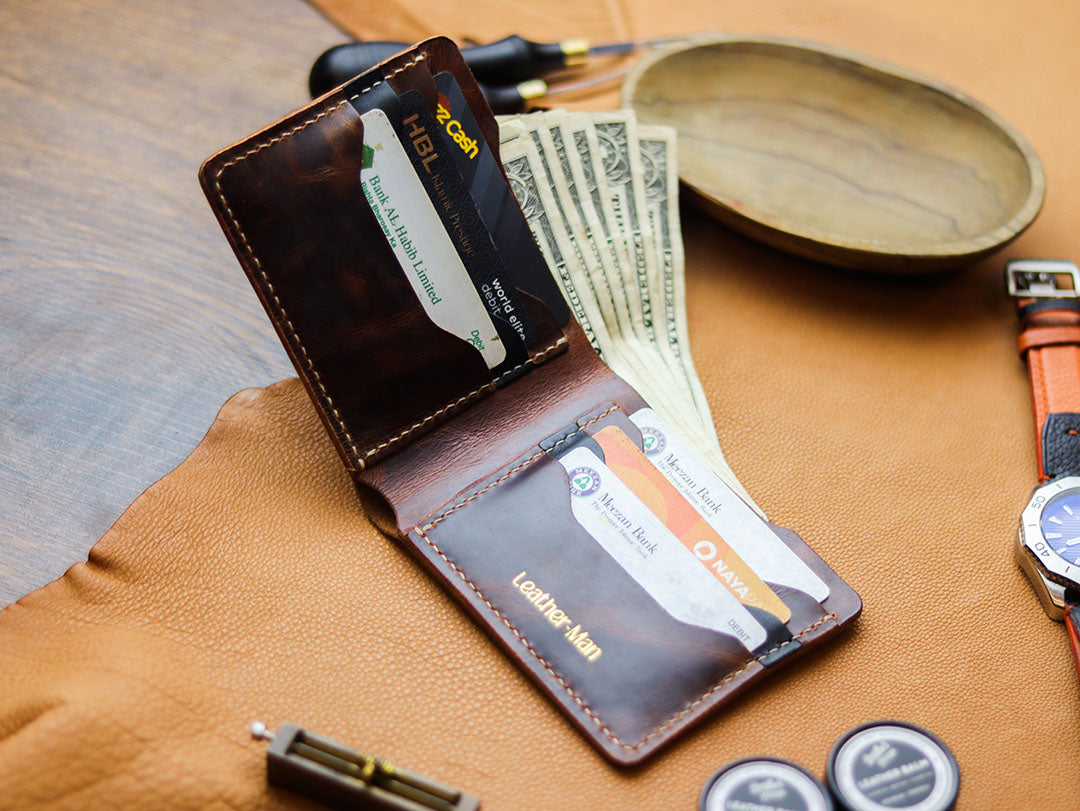 MAXIMUS - WHISKY BROWN WAX PULL UP LEATHER