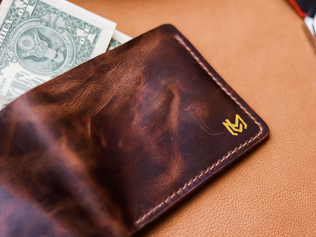 MAXIMUS - WHISKY BROWN WAX PULL UP LEATHER