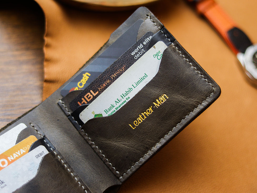 MAXIMUS - MIDNIGHT GRAY WAX PULL UP LEATHER