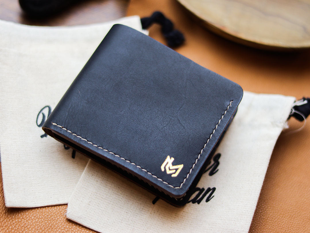 MAXIMUS - HORWEEN BLACK VEG TAN LEATHER