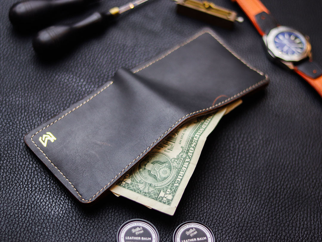 MAXIMUS PRO - HORWEEN BLACK VEG TAN LEATHER
