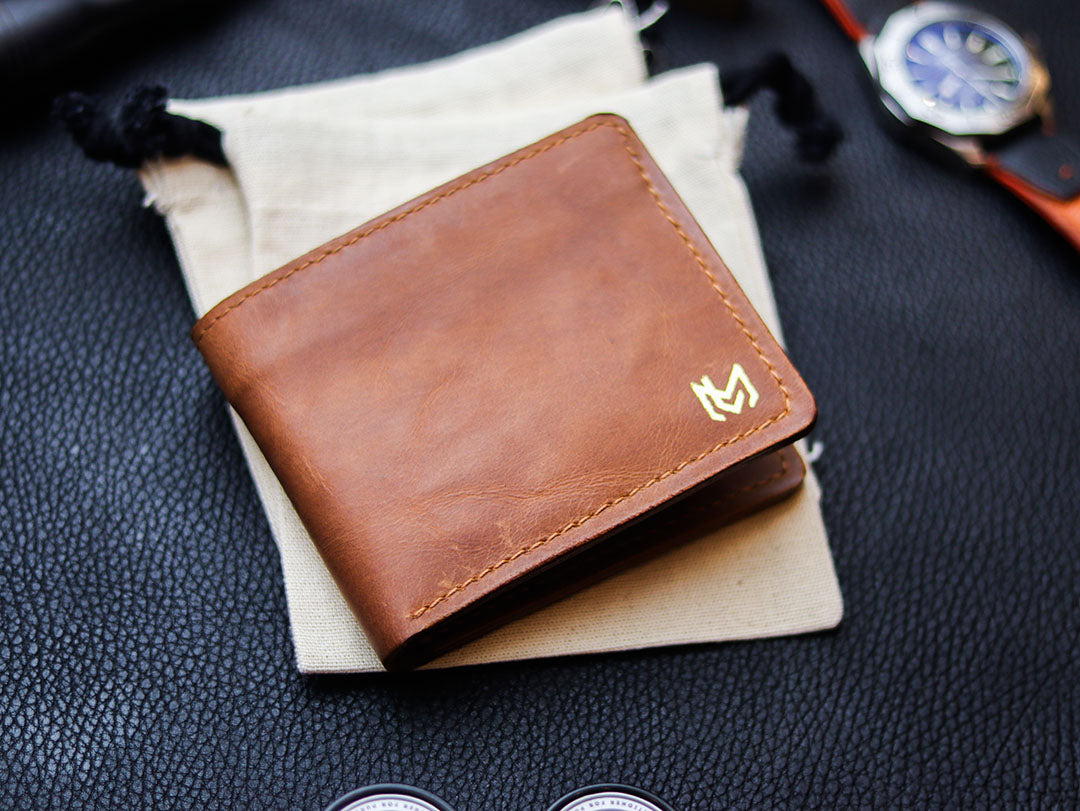 MAXIMUS PRO - COGNAC BROWN WAX PULL UP LEATHER