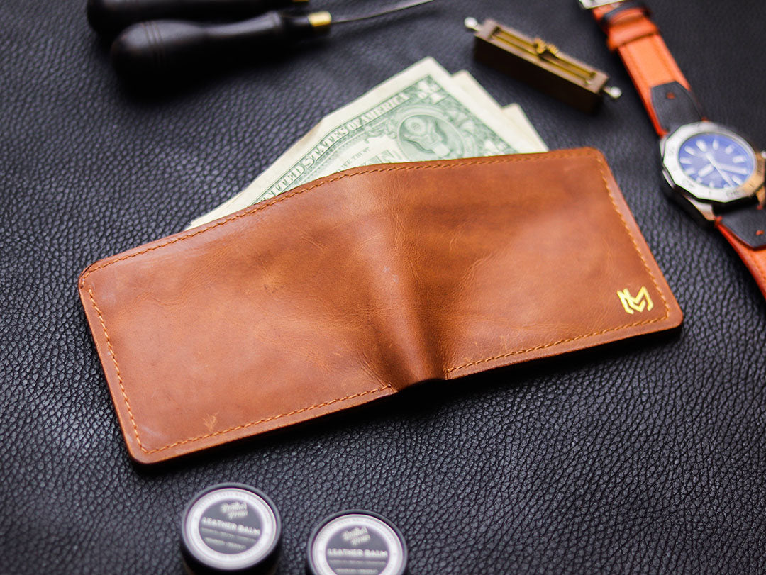 MAXIMUS PRO - COGNAC BROWN WAX PULL UP LEATHER