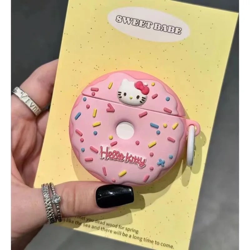 Hello Kitty Donut Airpods Case-GRIP grip