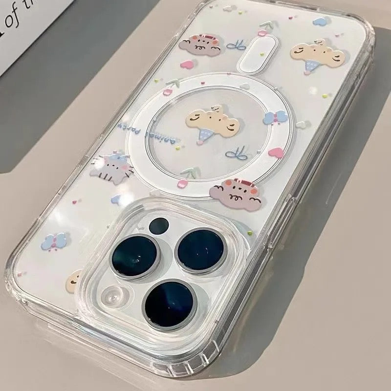 Bear Magnetic Phone Case-Grip grip