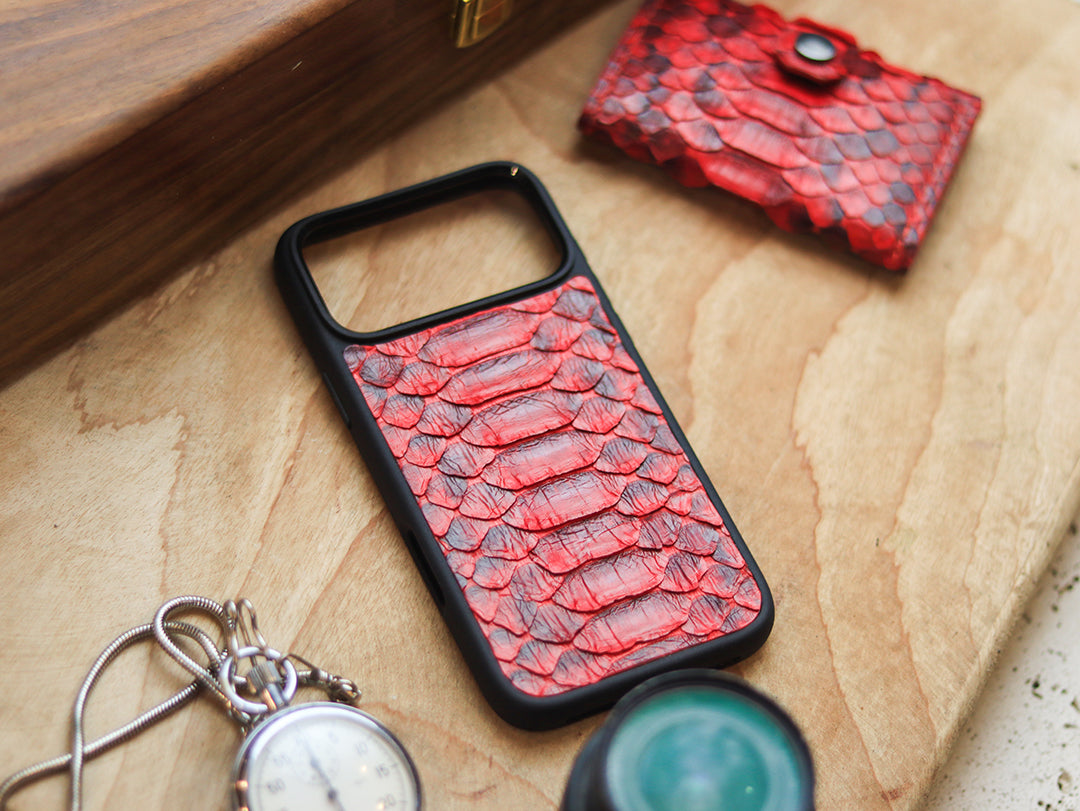 VENETIAN RED PYTHON SKIN MAGSAFE CASE