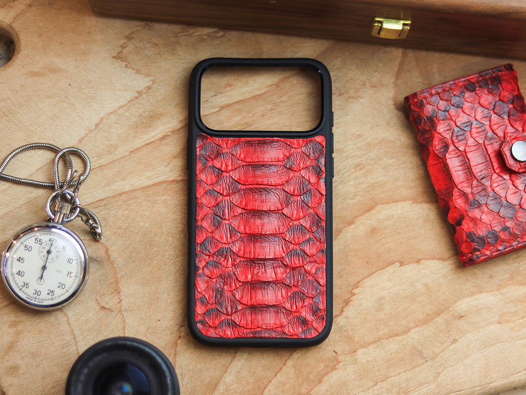 VENETIAN RED PYTHON SKIN MAGSAFE CASE
