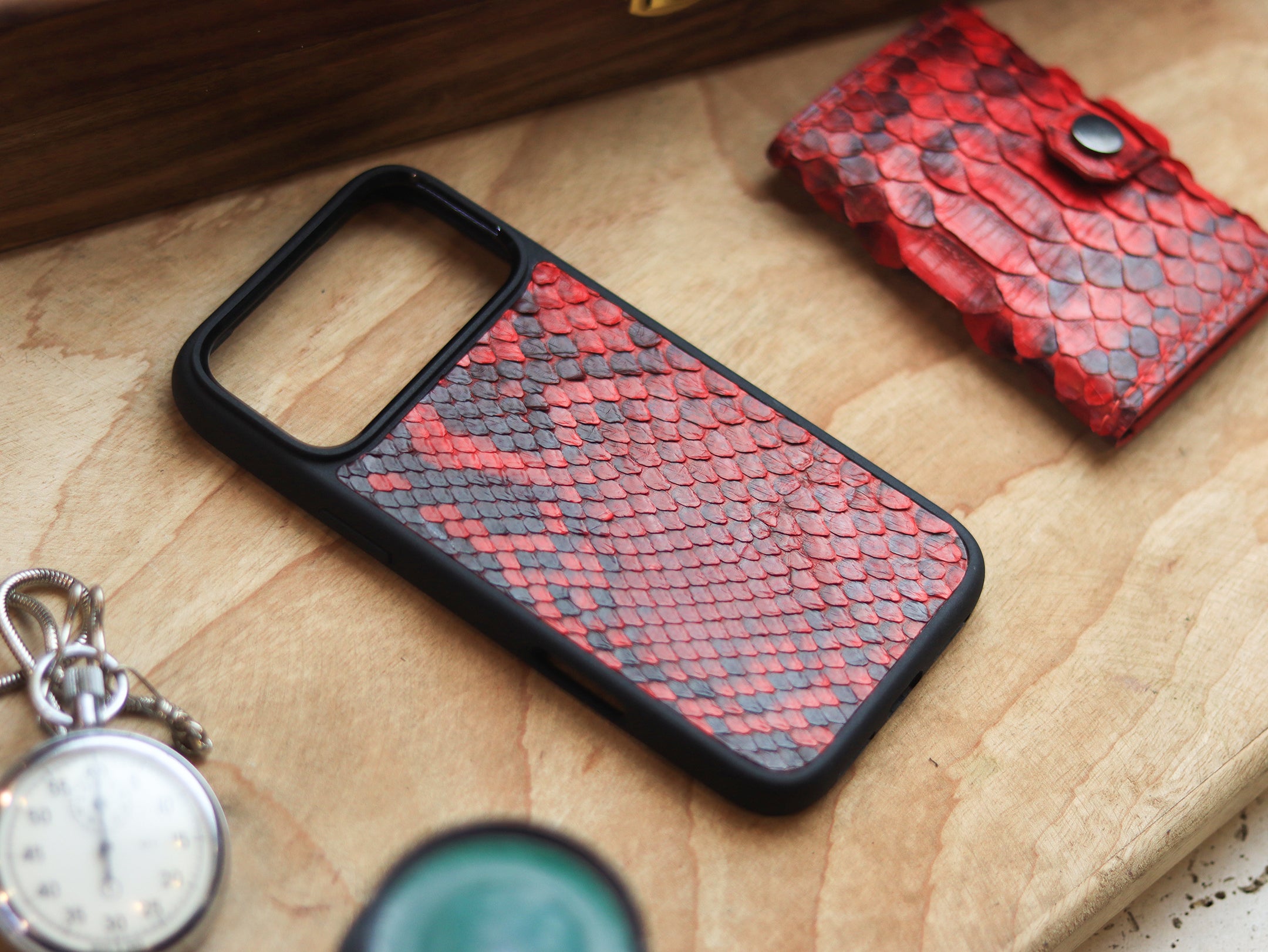 VENETIAN RED PYTHON SKIN MAGSAFE CASE