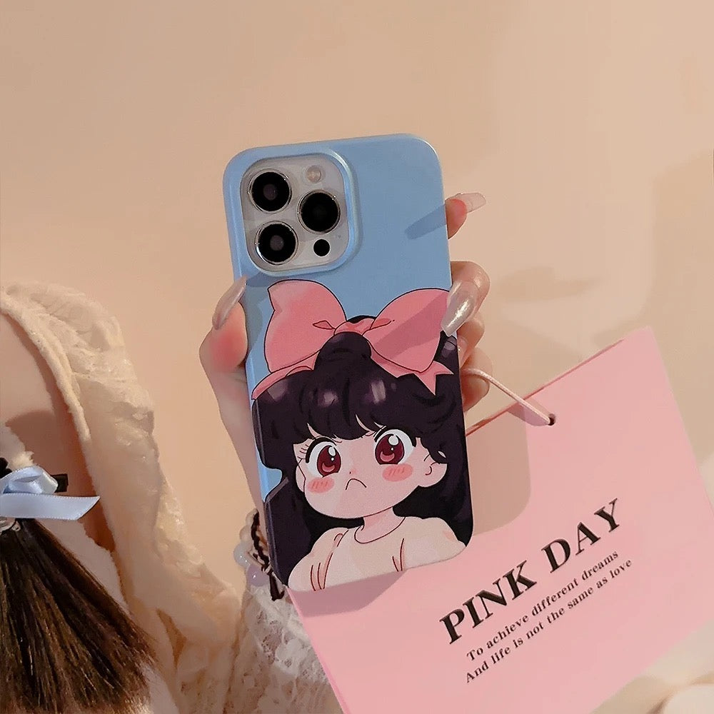 Angry Girl Phone Case- Grip