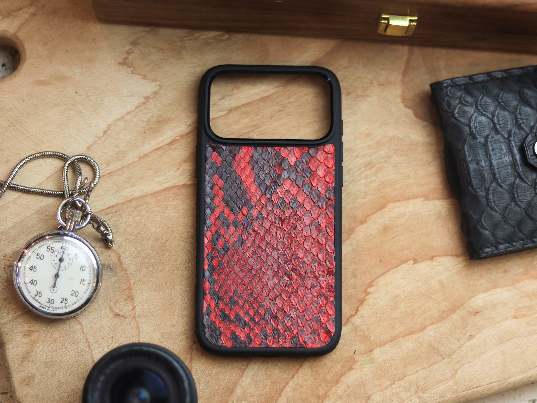 VENETIAN RED PYTHON SKIN MAGSAFE CASE