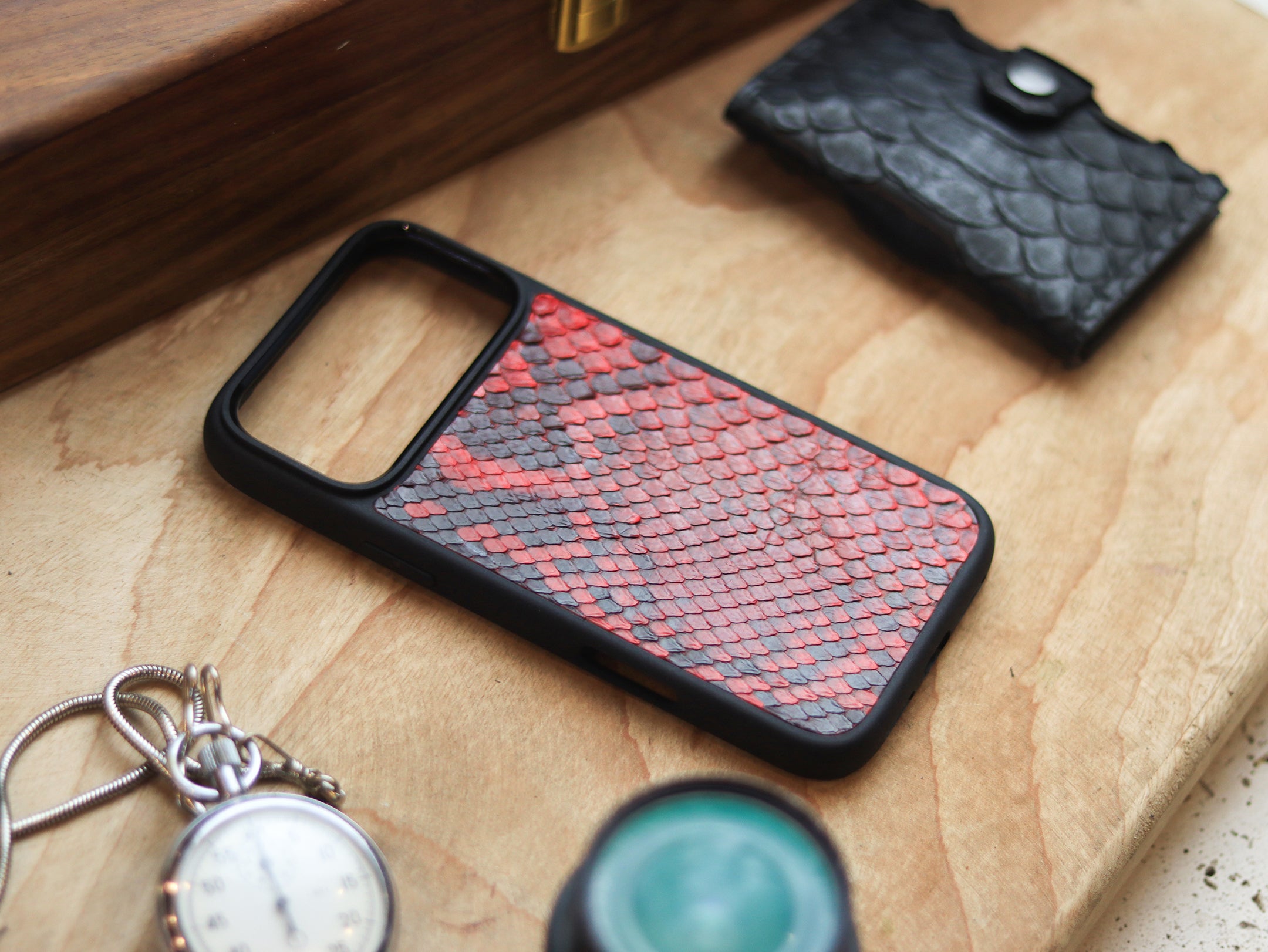 VENETIAN RED PYTHON SKIN MAGSAFE CASE