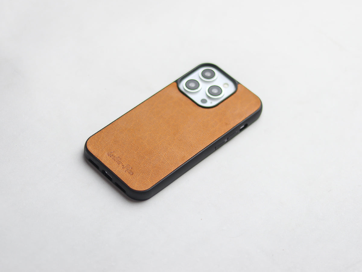 MUSTARD LEATHER CLASSIC PHONE CASE