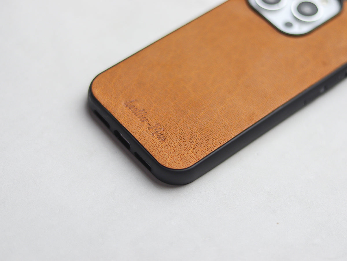 MUSTARD LEATHER CLASSIC PHONE CASE