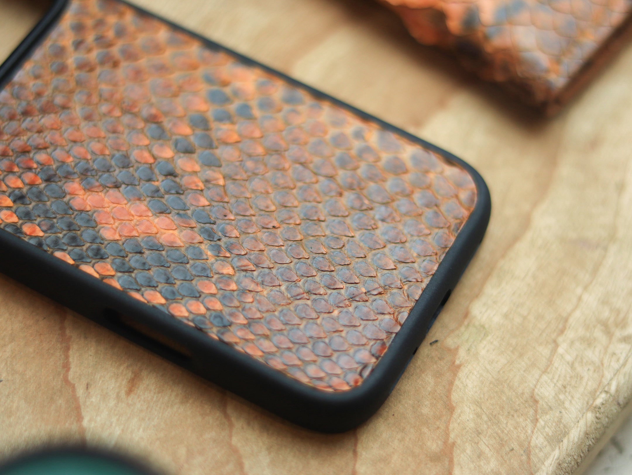 COPPER BROWN PYTHON SKIN MAGSAFE CASE