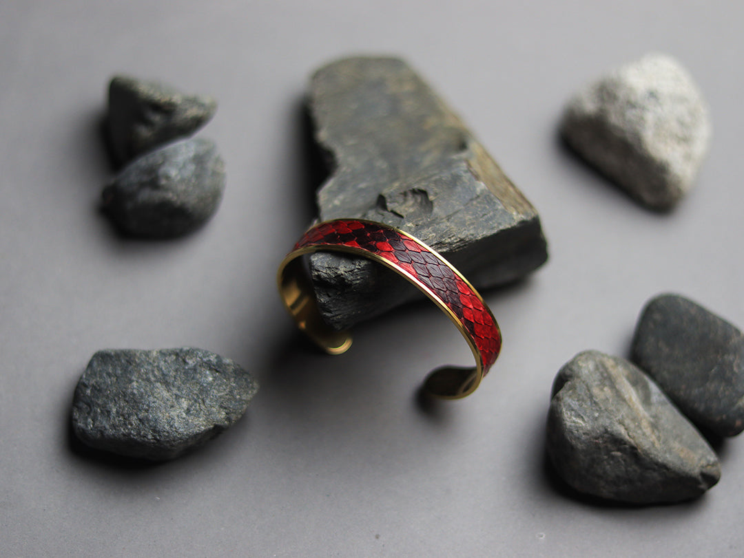 BLISK - PYTHON SKIN CUFFS