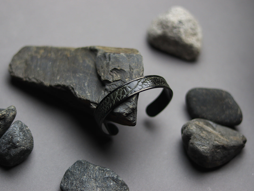 BLISK - OSTRICH LEG SKIN CUFFS