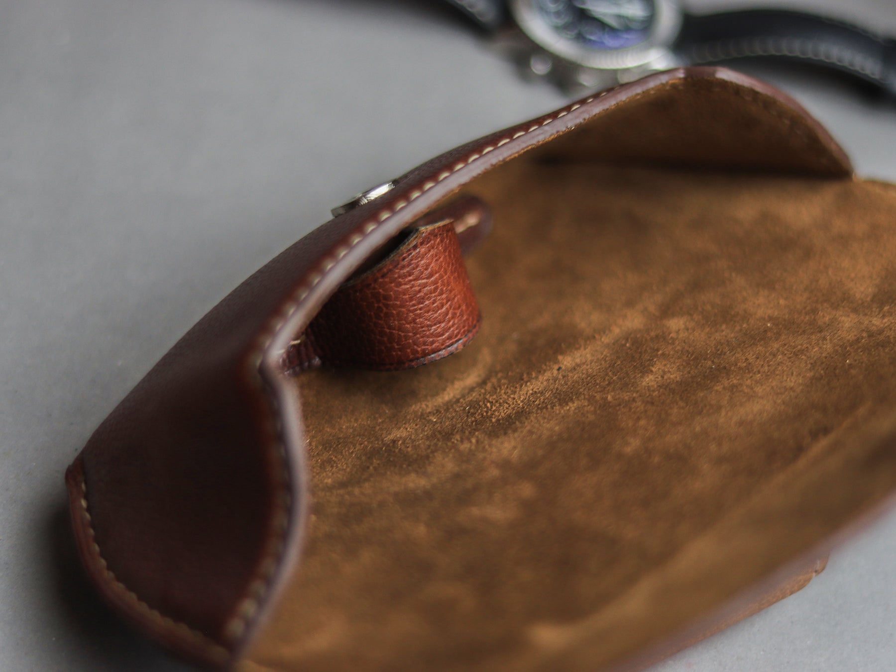 THE OPTIQUE - BRUNETTE BROWN ITALIAN CALF LEATHER
