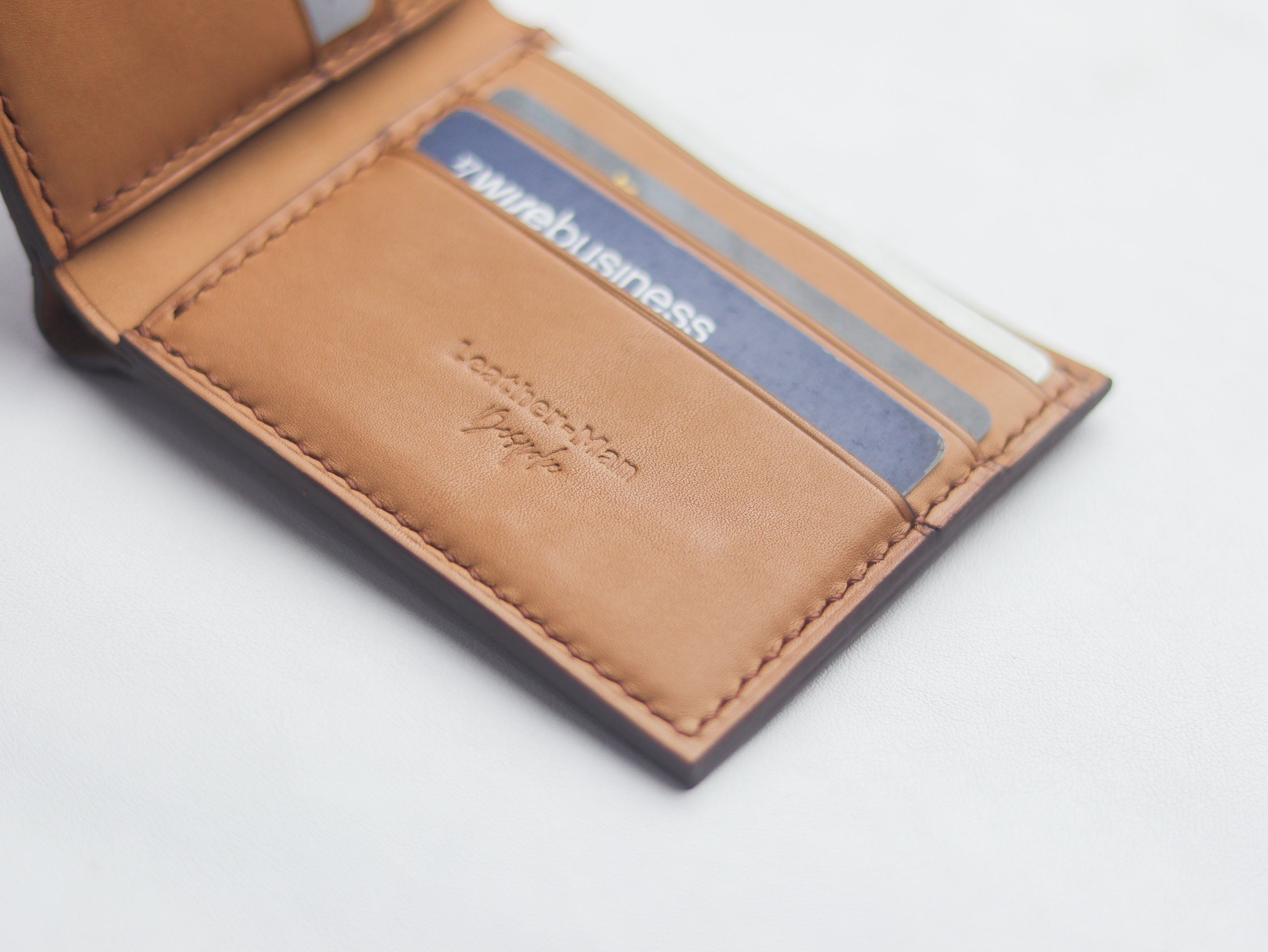 WYNTON - BIFOLD WALLET PECAN BROWN PYTHON SKIN