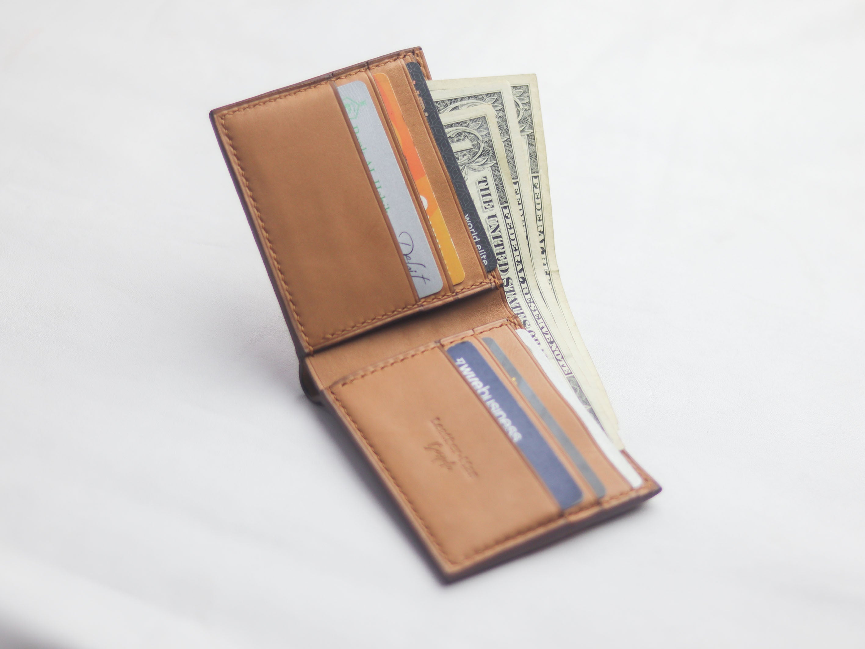 WYNTON - BIFOLD WALLET COPPER BROWN PYTHON SKIN