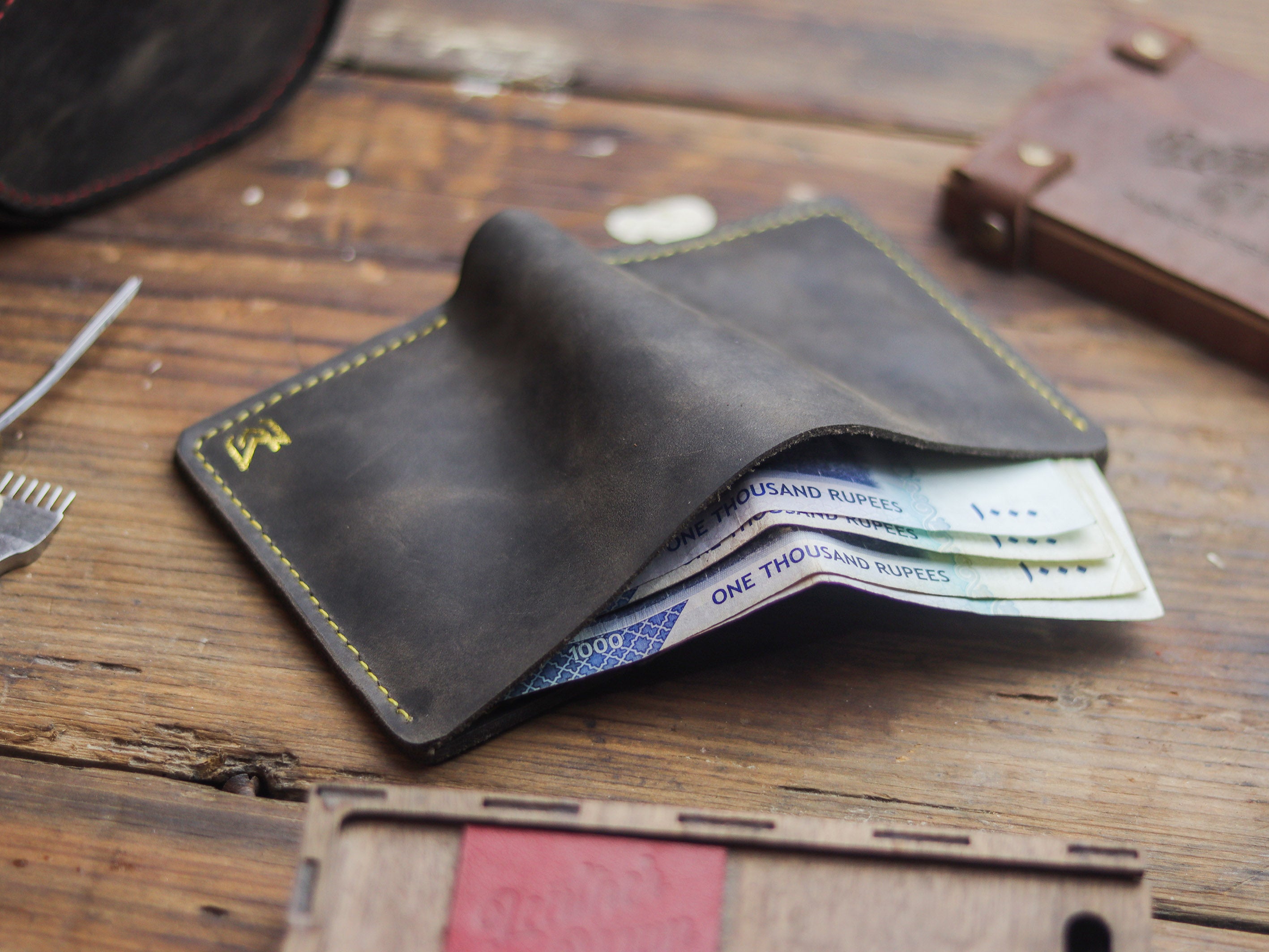 HAMPTON PRO BIFOLD WALLET MIDNIGHT GREY