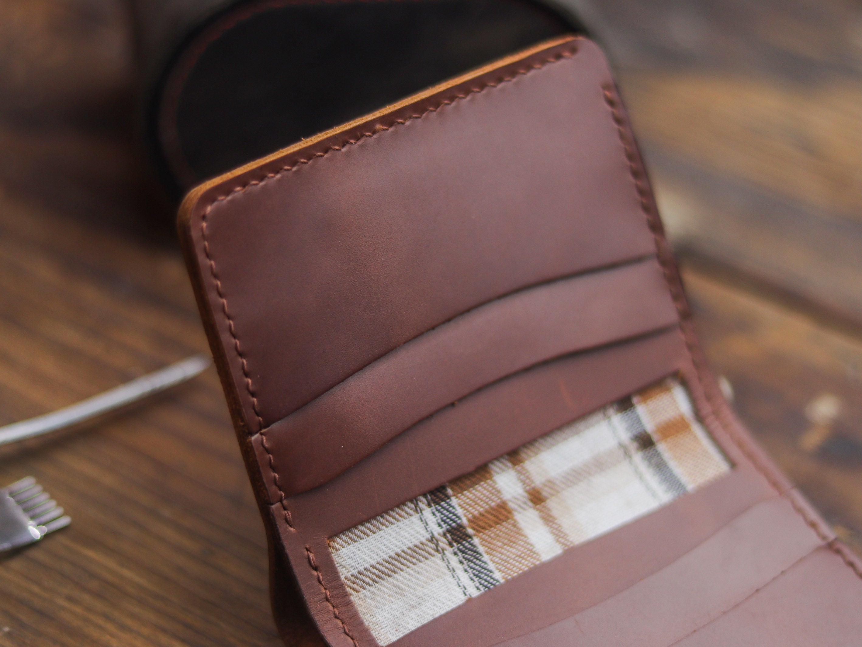 HAMPTON PRO BIFOLD WALLET CHESTNUT BROWN