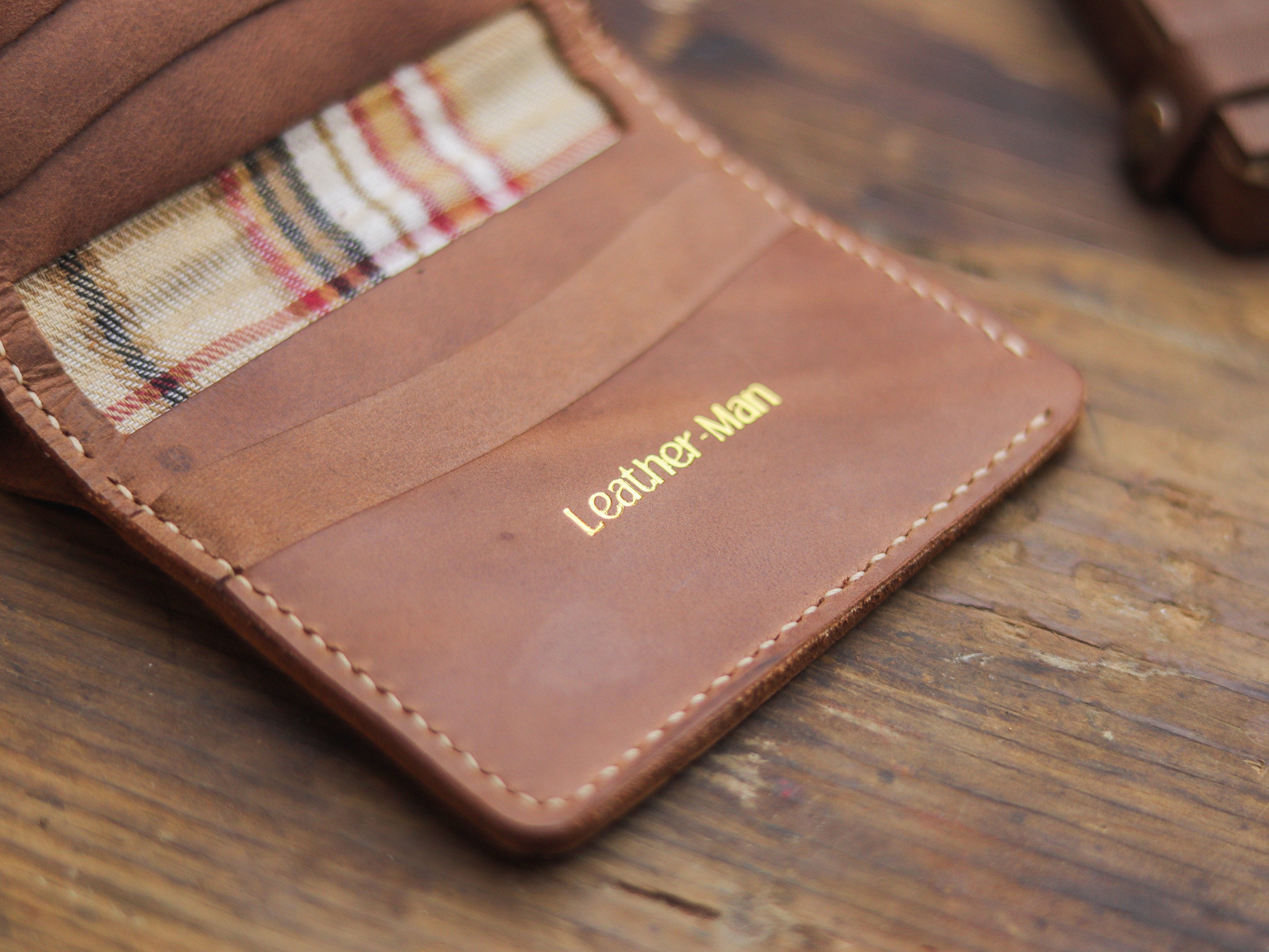 HAMPTON PRO BIFOLD WALLET RUSTY BROWN