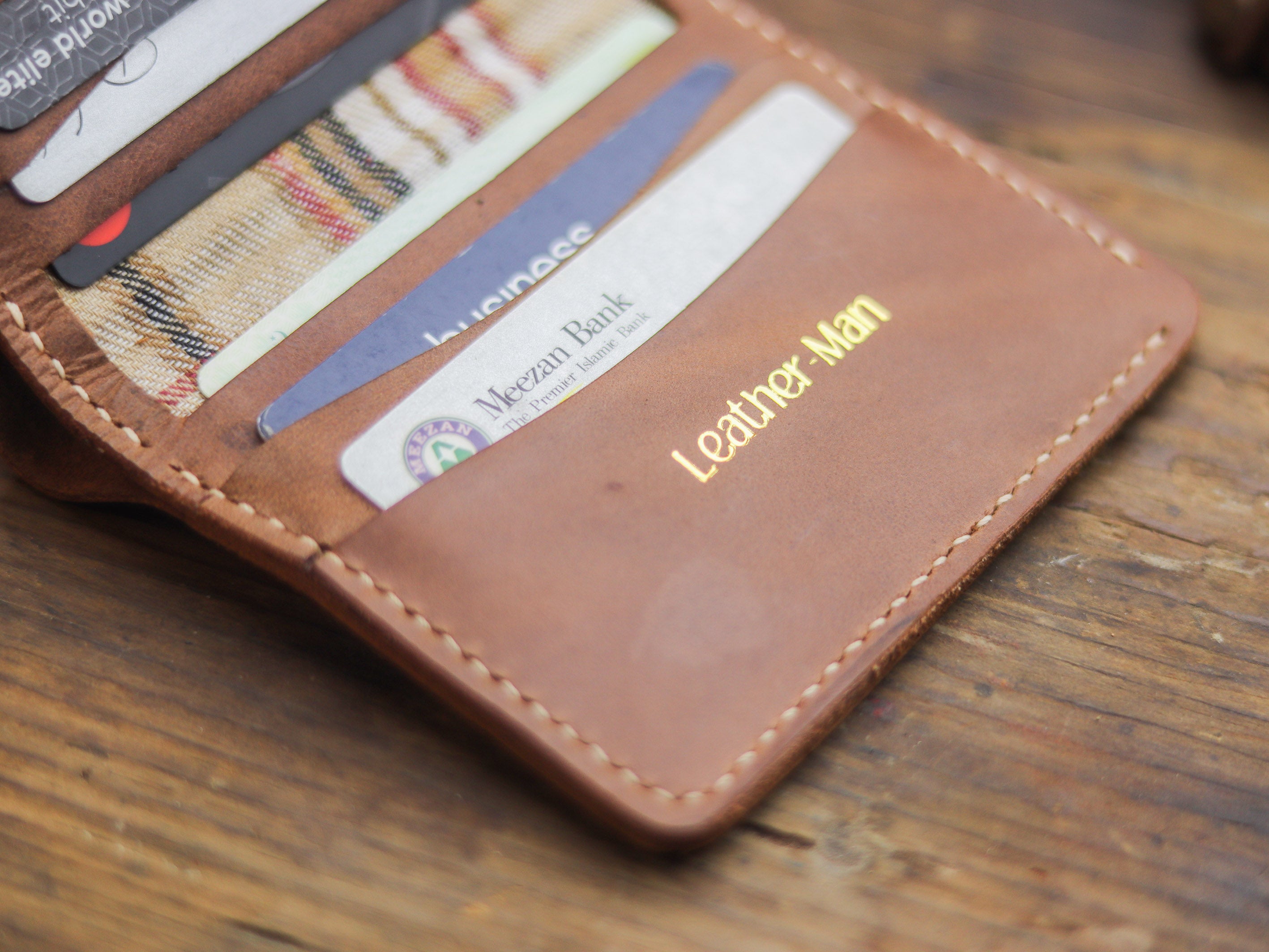 HAMPTON PRO BIFOLD WALLET RUSTY BROWN