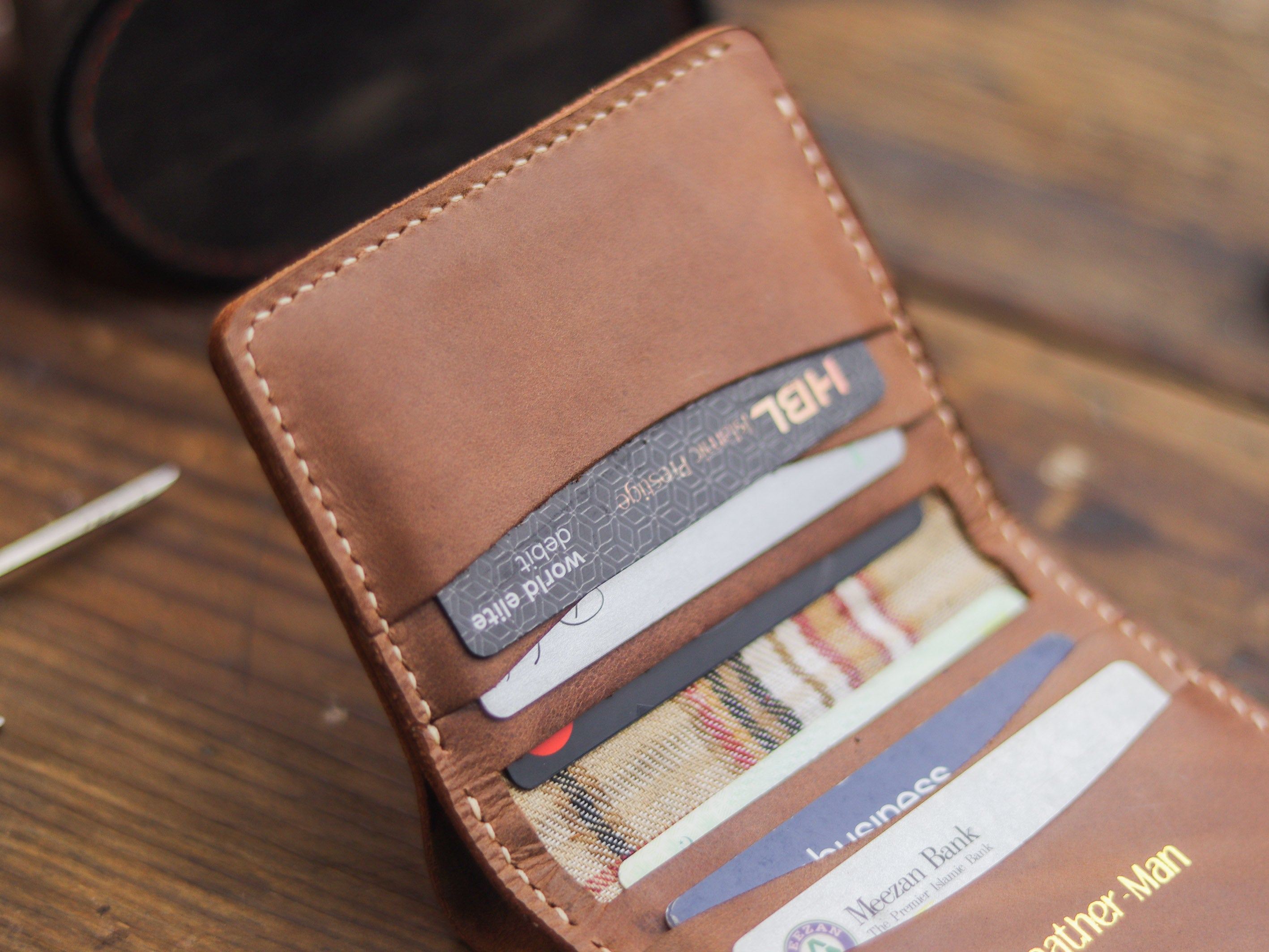 HAMPTON PRO BIFOLD WALLET RUSTY BROWN