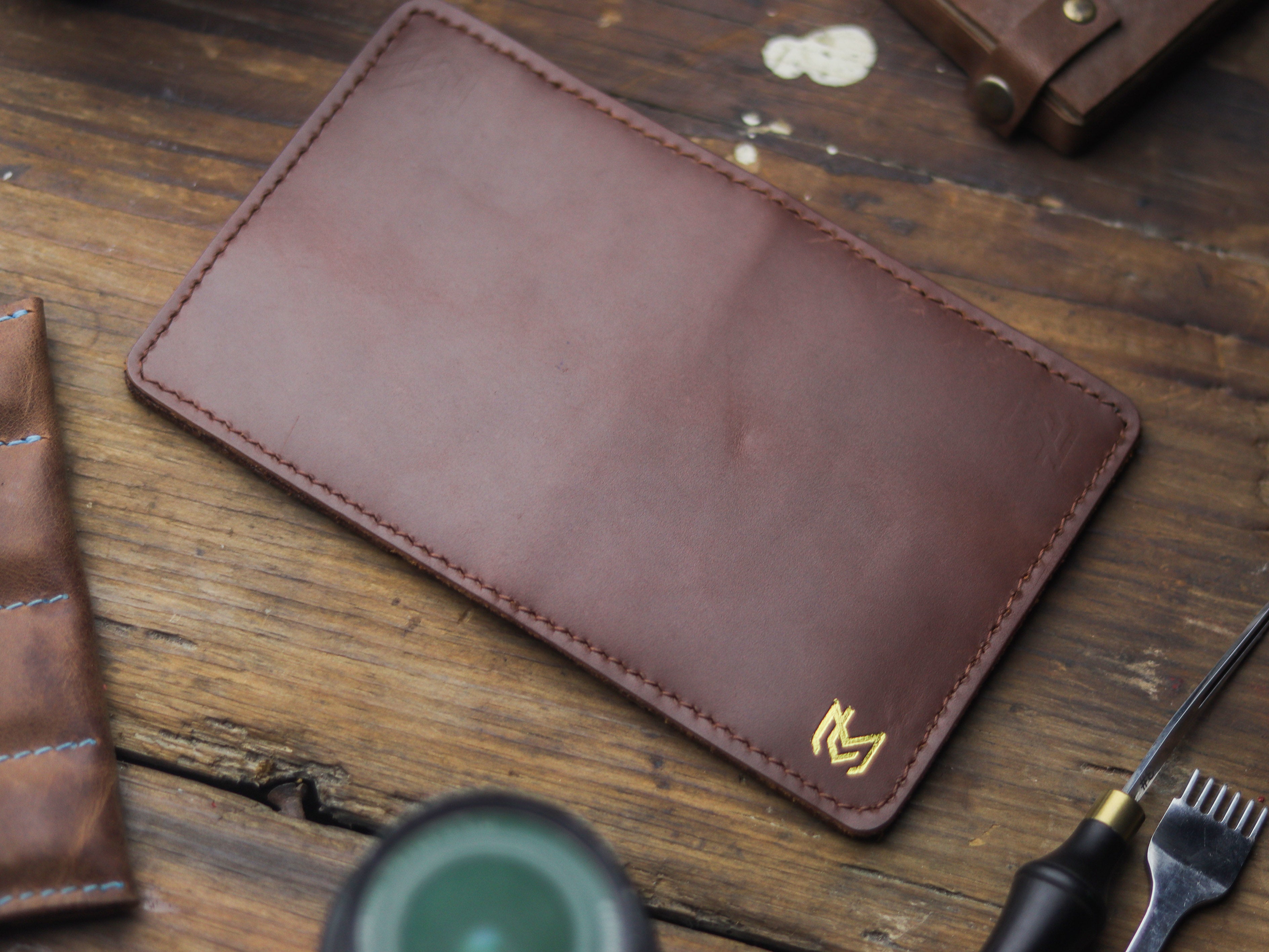 HAMPTON - C BIFOLD CARD HOLDER CHESTNUT BROWN