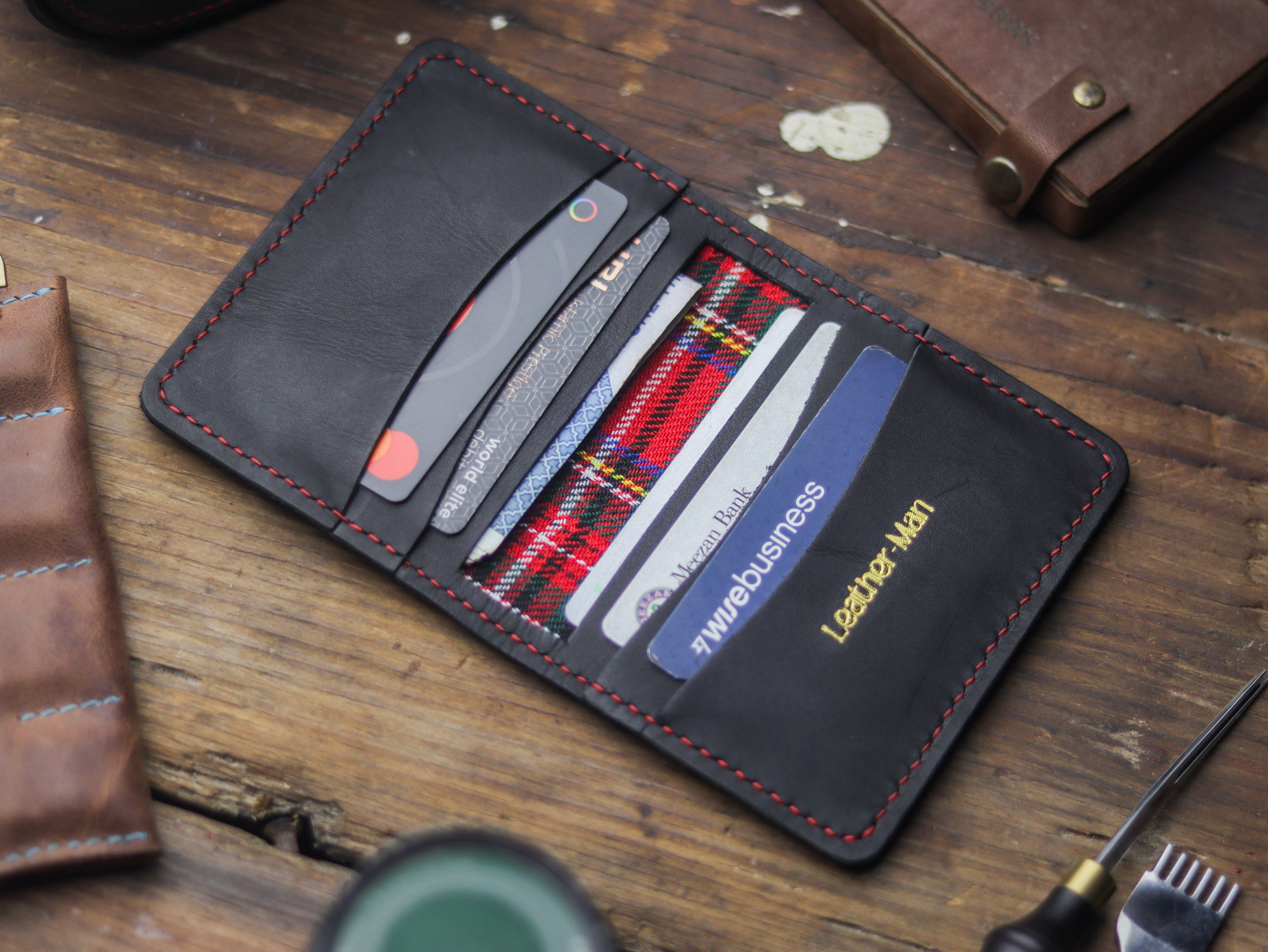 HAMPTON - C BIFOLD CARD HOLDER PHANTOM BLACK