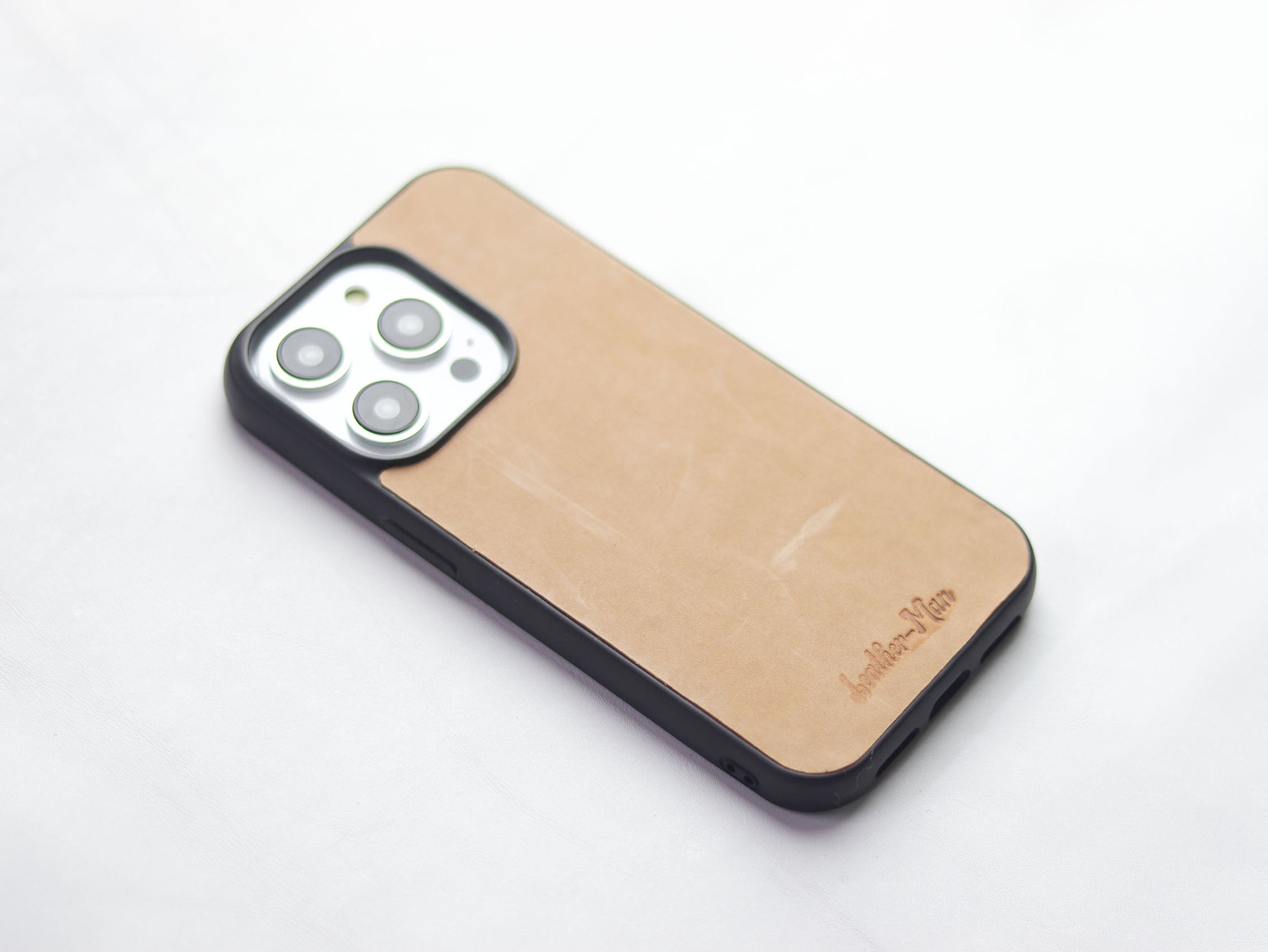 NATURAL BUTTERO LEATHER CLASSIC PHONE CASE