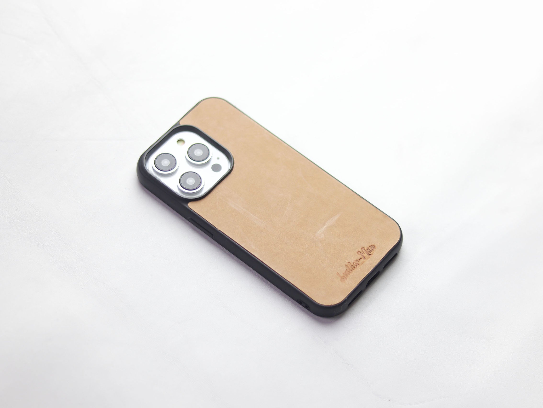 NATURAL BUTTERO LEATHER CLASSIC PHONE CASE