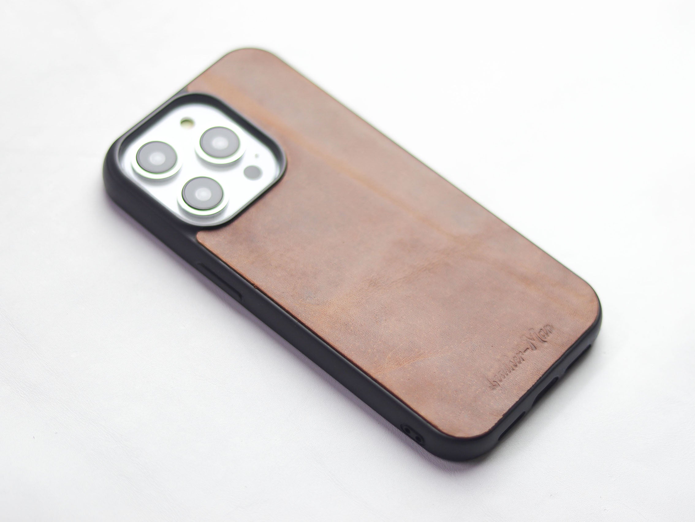 CARAMEL BROWN LEATHER CLASSIC PHONE CASE