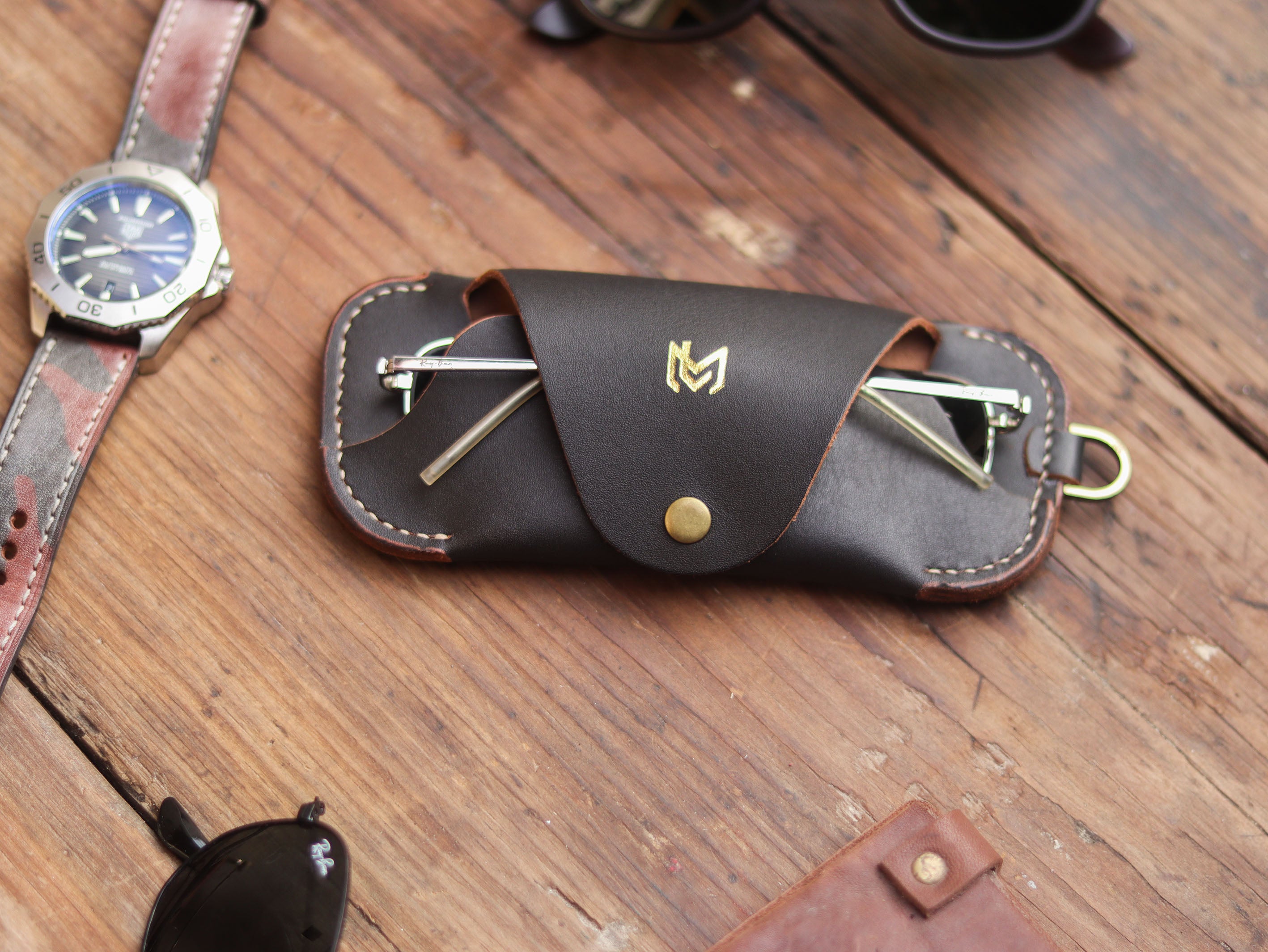 SG-2 SUNGLASSES CASE - HORWEEN BLACK