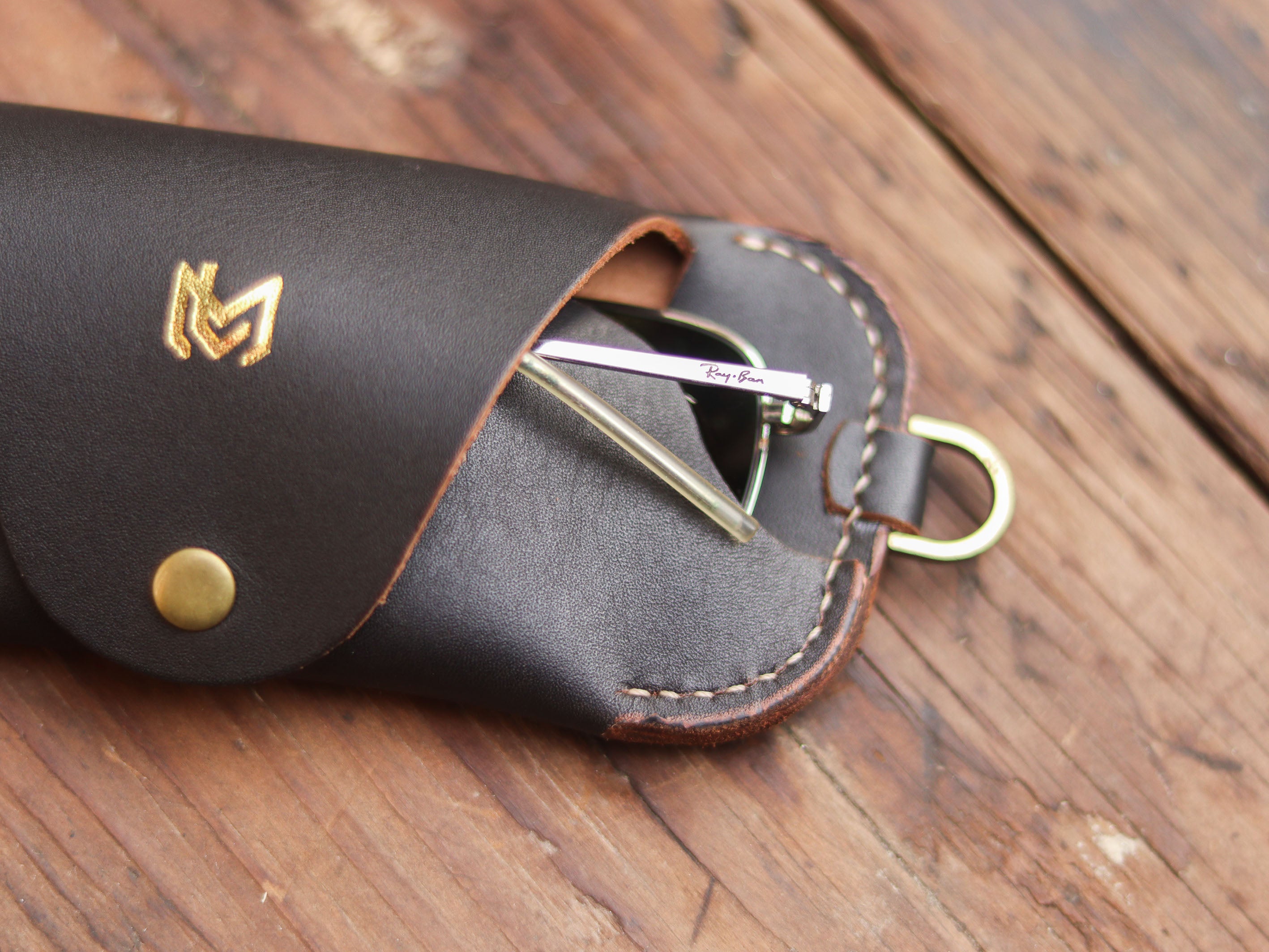 SG-2 SUNGLASSES CASE - HORWEEN BLACK