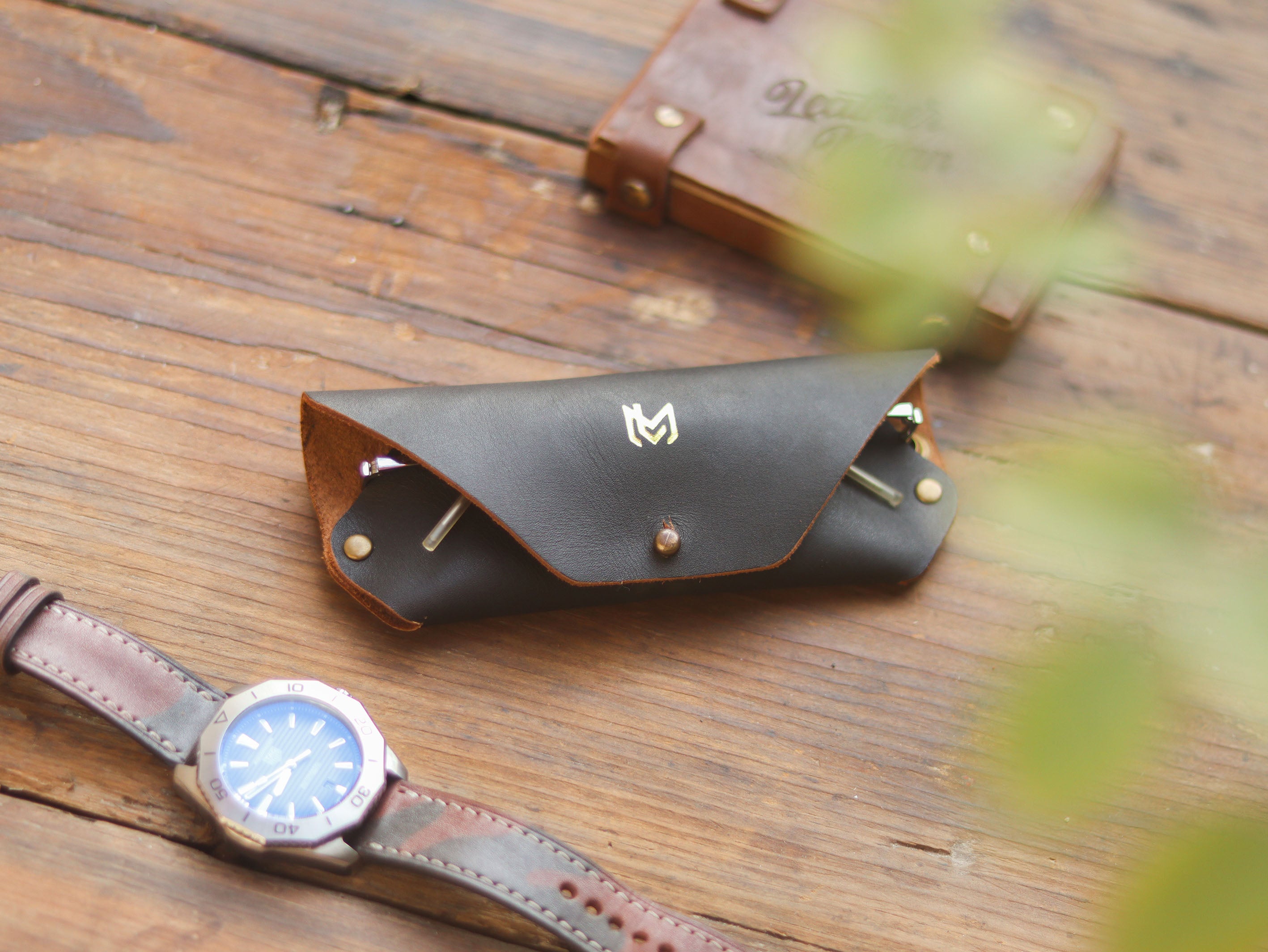 SG-1 SUNGLASSES CASE - HORWEN BLACK