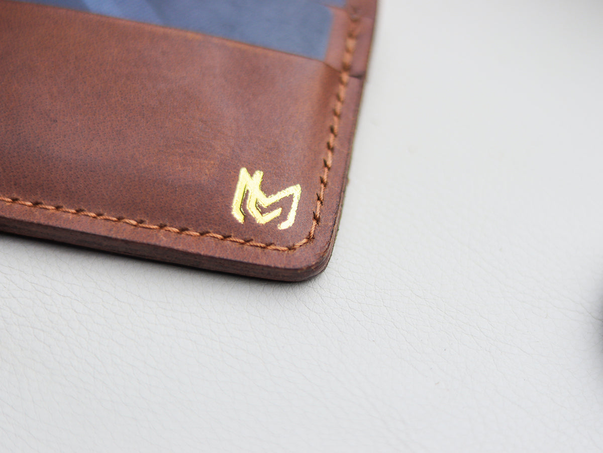 MINIMAL CLASSIC -  COGNAC BROWN VEG PULL UP LEATHER