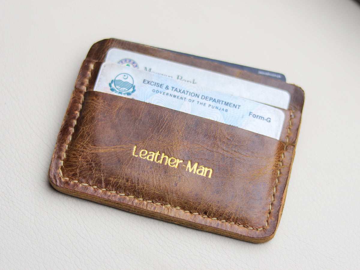 MINIMAL CLASSIC -  RUSSET BROWN VEG WAX PULL UP LEATHER