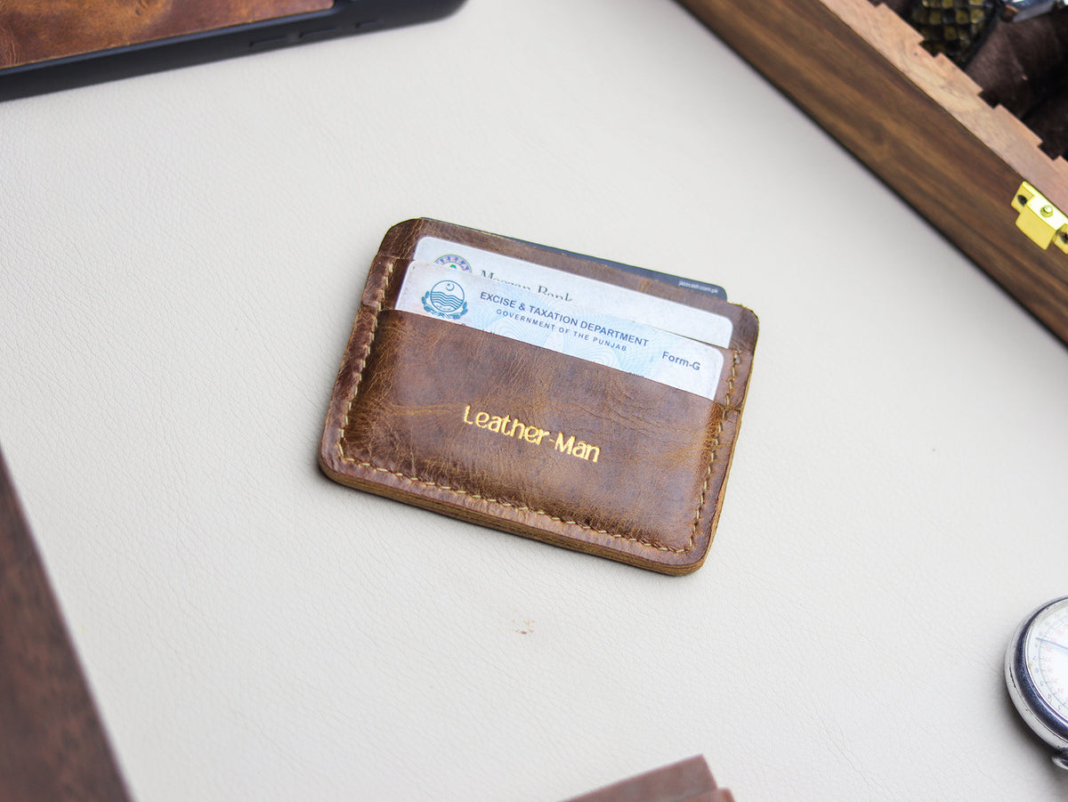 MINIMAL CLASSIC -  RUSSET BROWN VEG WAX PULL UP LEATHER
