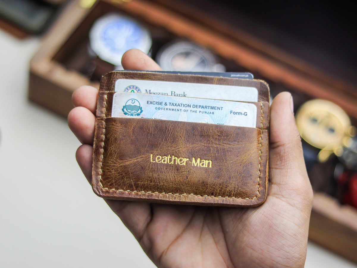 MINIMAL CLASSIC -  RUSSET BROWN VEG WAX PULL UP LEATHER