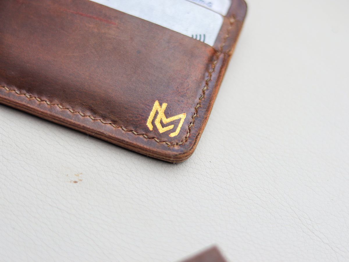 MINIMAL CLASSIC -  OLMO BROWN VEG WAX PULL UP LEATHER