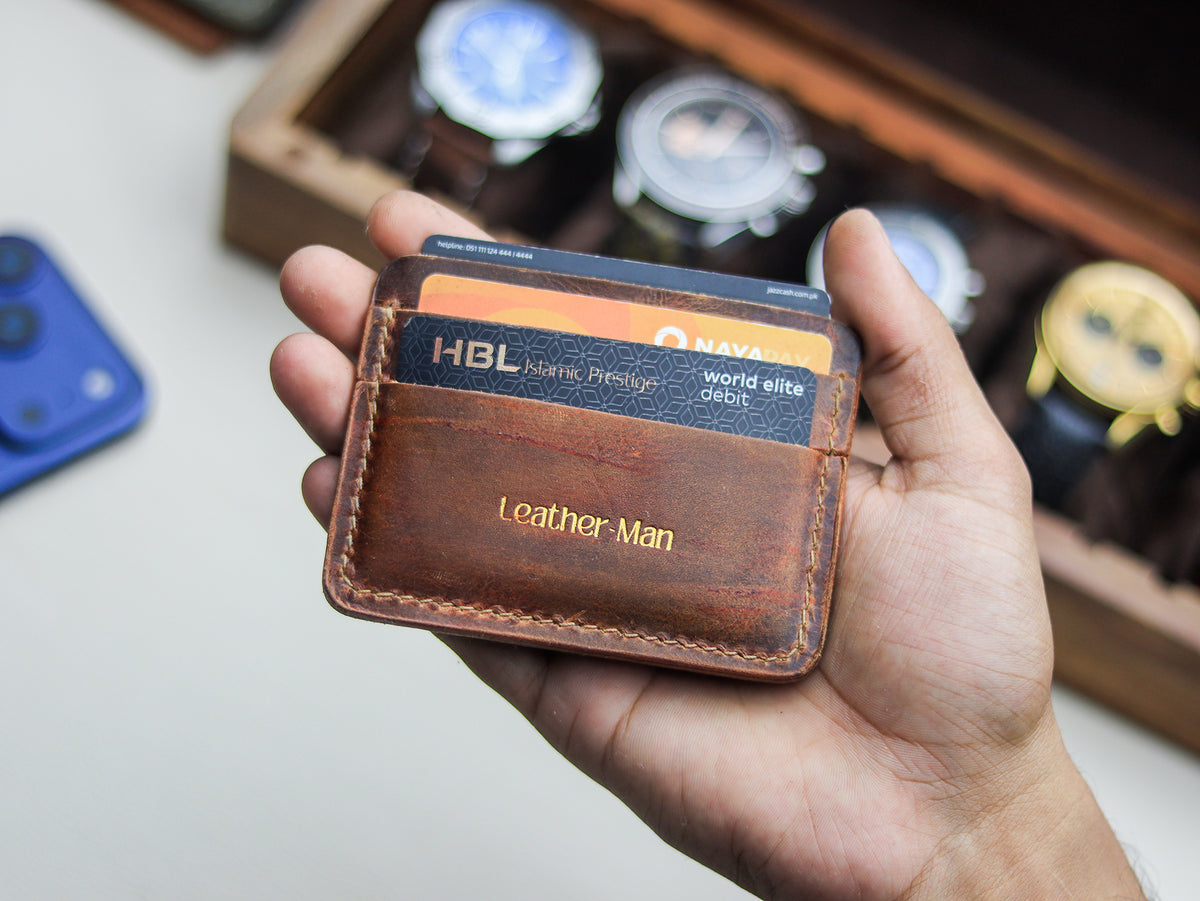 MINIMAL CLASSIC -  OLMO BROWN VEG WAX PULL UP LEATHER