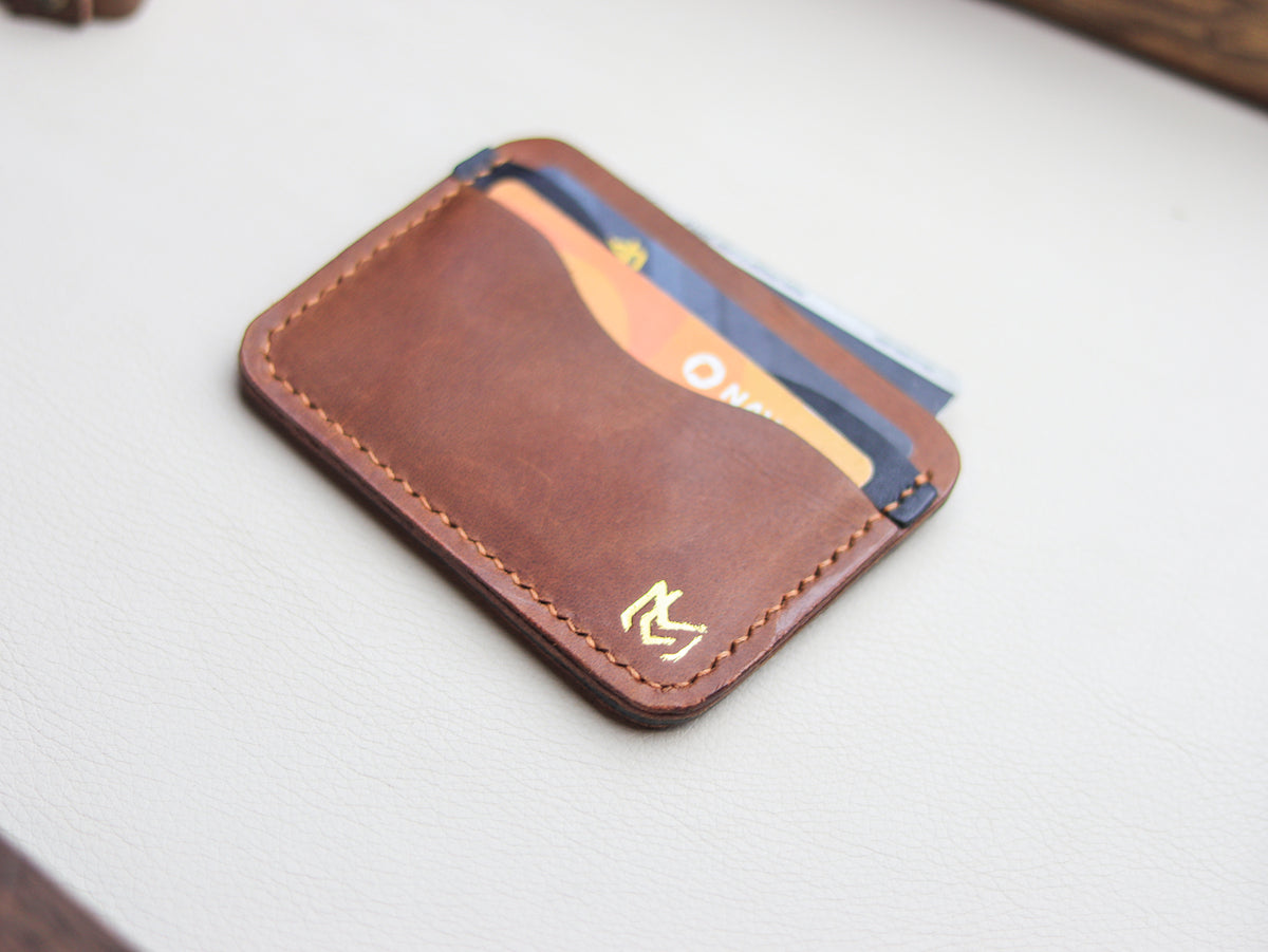 MINIMAL - COGNAC BROWN VEG PULL UP LEATHER